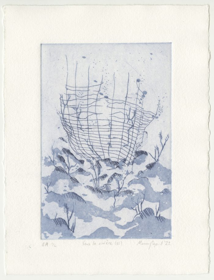 Sous la rivière | variante bleue